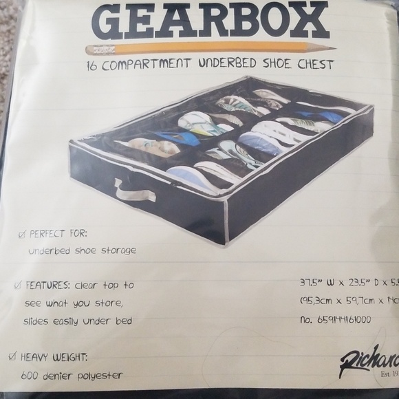 Shoes - 16 Compartment Underbed Shoe Chest